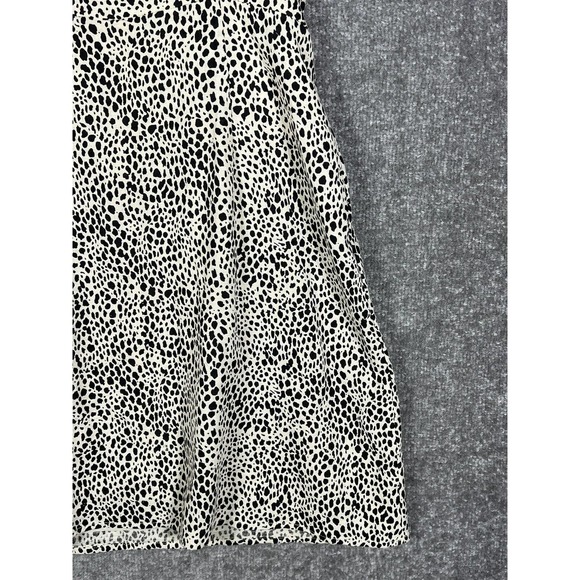 American Eagle Animal Print Linen‎ Cotton Mini Dress Womens Sz Small Square Neck - Picture 11 of 16